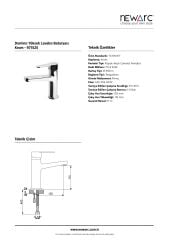Newarc Domino Yüksek Lavabo Bataryası153-NEWARC-971525