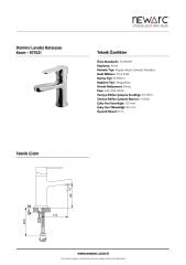 Newarc Domino Lavabo Bataryası 153-NEWARC-971521