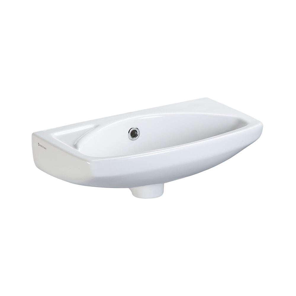 Ege Vitrifiye Lissa 45cm Köşeli Lavabo (Batarya Delikli)153-EGE-9145110110000010