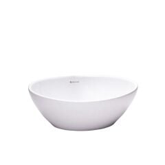 Ege Vitrifiye Lagina Tezgah Üstü Oval Lavabo (Gondol Lavabo)153-EGE-3538100110001010