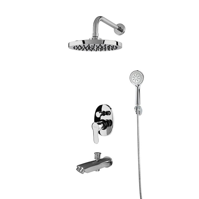 Newarc Domino Ankastre Duş Seti-Krom153-NEWARC-971131S