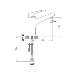 Newarc Smart Yüksek Lavabo Bataryası-153-NEWARC-142525