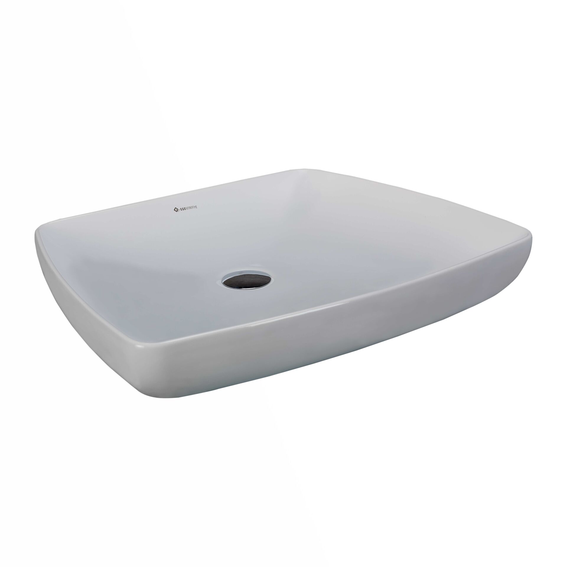 Ege Finikia 60 Cm Tezgahüstü Lavabo (Batarya Deliksiz)-69601