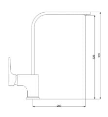 Newarc Aqua Evye Bataryası  Parlak Bakır-153-NEWARC-941881LS
