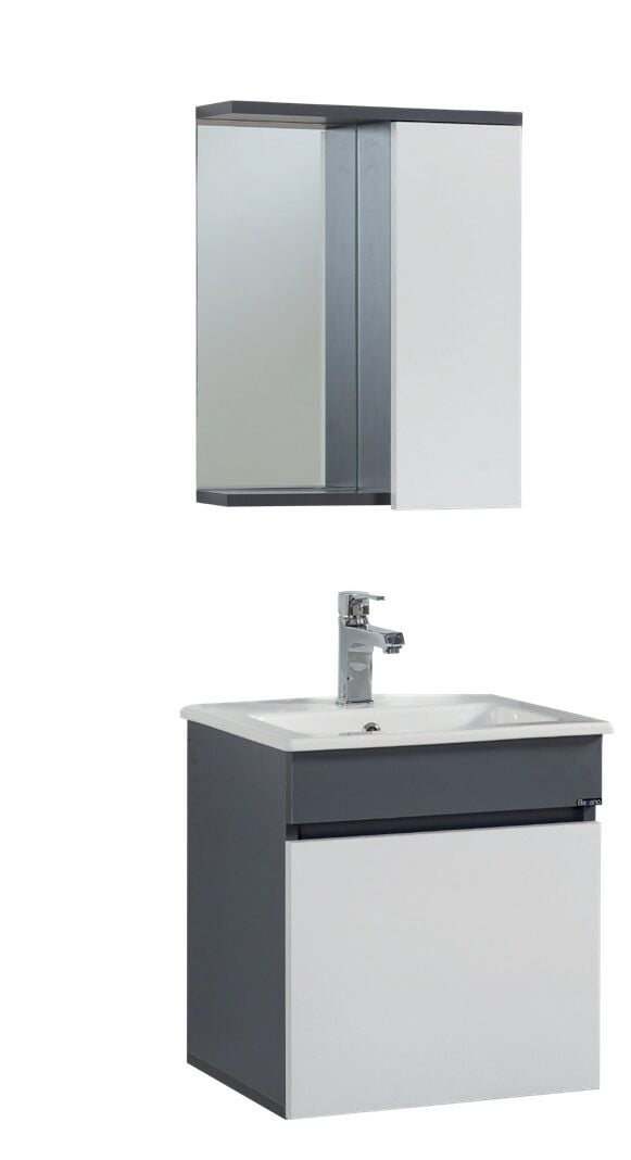 Renge 60*40 Fulya beyaz alt üst banyo takımı-153-RENGE-44056