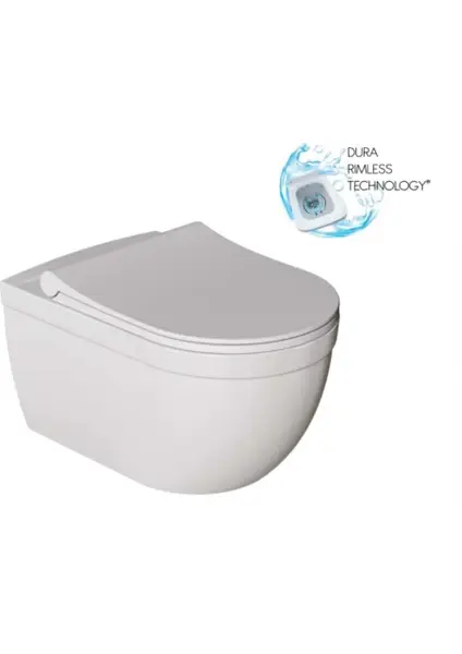 Sirius Asma Klozet Tpk Beyaz Set2 Rımless-153-AKGÜN-PET.KB.1.11953