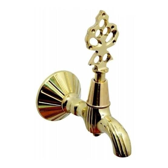 Düz Tip Osmanlı Musluğu Sarı