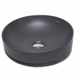 ALVONA 40 CM B.DELİKSİZ MAT SİYAH LOGOSUZ